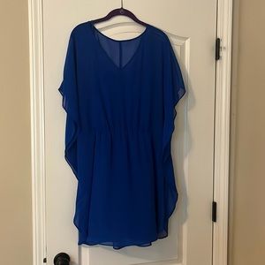 Express blue dress